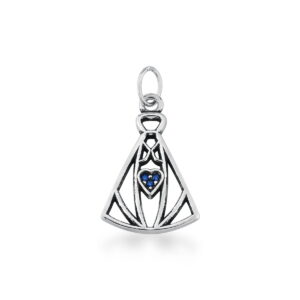 PINGENTE DE NOSSA SENHORA APARECIDA PRATA ENVELHECIDA